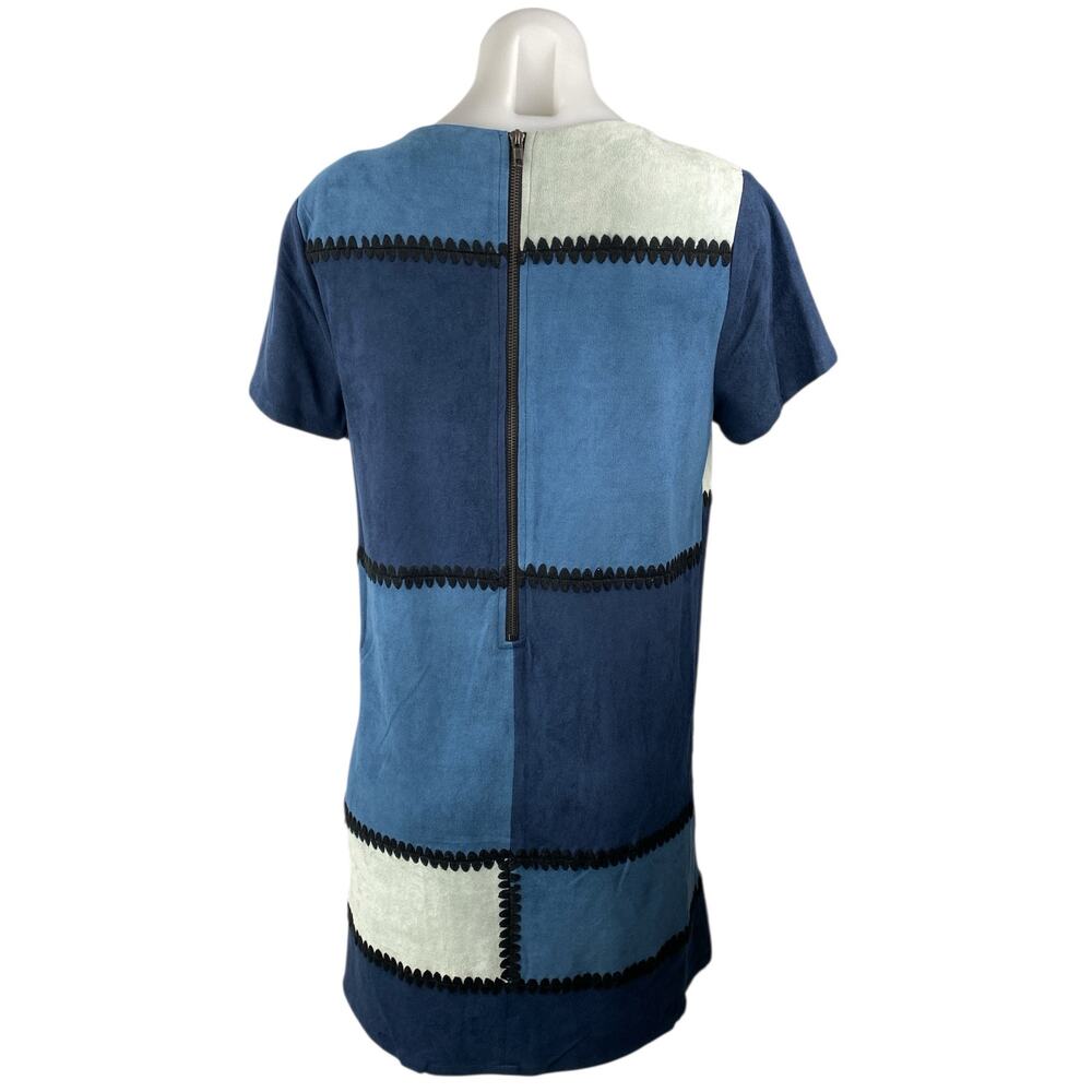 Design Lab Multicolor Colorblock Patchworks Short… - image 2